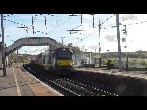 68018 & 37424DIT: 6Z34 08:13 Carlisle Yard - Mossend | Carluke (27/10/17)