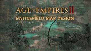 Age of Empires 2 - Battlefield Map Design (Scenario Editor Timelapse)