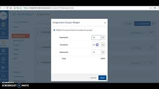 myMCPS Classroom Assignment Categories and Weighting Grades