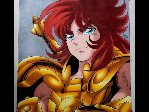 Speed Drawing Dohko de Libra - Saint Seiya