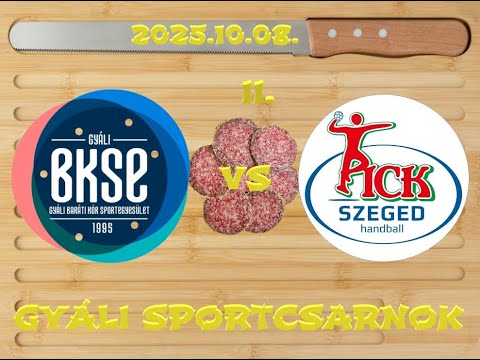 20251008 Gyáli BKSE – OTP Bank – Pick Szeged  II. félidő , Gyáli Sportcsarnok