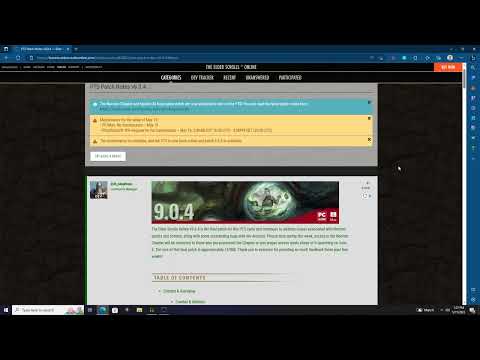 ESO Necrom: PTS Patch Notes Week 5: Wait? FINAL Week?!