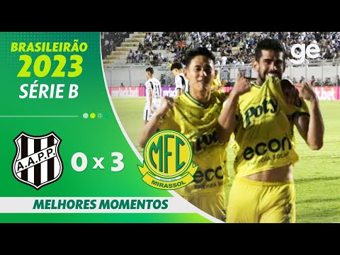 Gols e lances de Ponte Preta x Mirassol