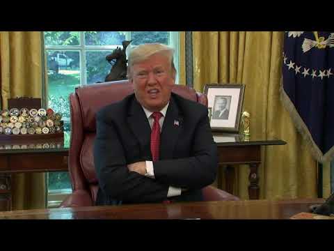 President Donald Trump says the U.S. is asking Turkey for audio and video relating to missing Saudi journalist Jamal Khashoggi "if it exists." (Oct. 17)