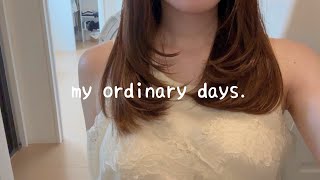 Jul&Aug vlog | 平日5日間のお弁当メイン作り置き🍱ヘアセット💇🏻‍♀️メイク時のお気に入り🩰