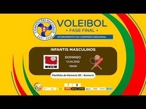 CV Oeiras x Leixões SC - 7º/8º Lugar - Fase Final Infantis Masculinos