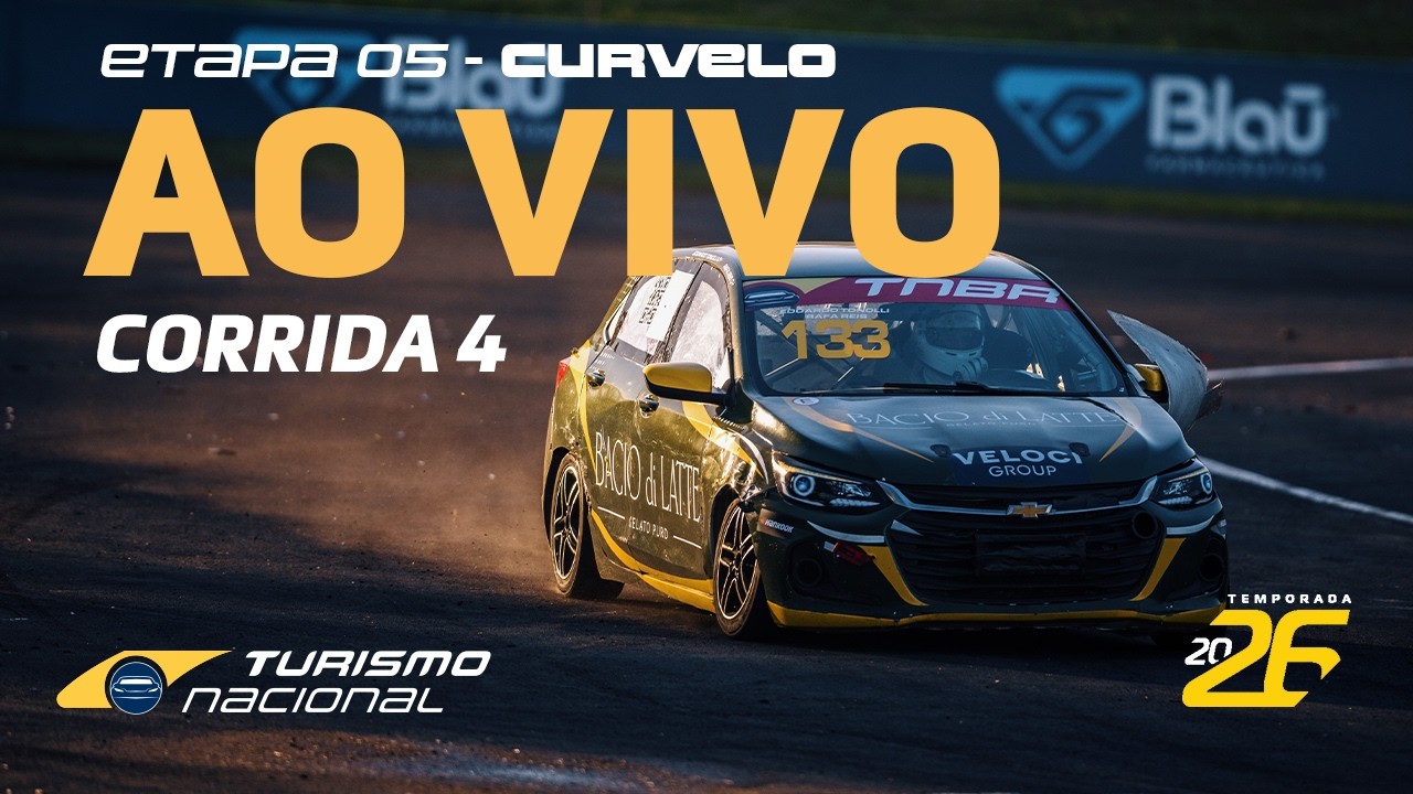 TURISMO NACIONAL 2026 | AO VIVO | 5ª ETAPA - CORRIDA 4 | CURVELO, MG