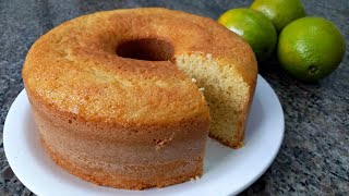 BOLO DE LARANJA SIMPLES E FOFINHO 