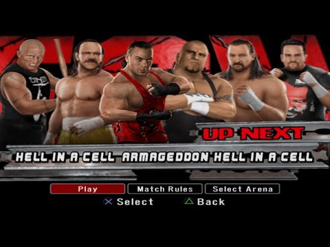 Sandman vs Sabu vs RVD vs Tazz vs Terry Funk vs Tommy Dreamer | WWE Smackdown vs Raw 2008 Plus