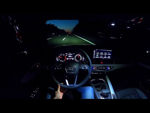2021 AUDI A4 AVANT 40 TDI 204 PS NIGHT POV TOP SPEED AUTOBAHN DRIVE