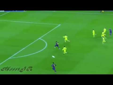 Barcelona vs Villarreal 1-2 Neymar Disallowed Penalty 2015