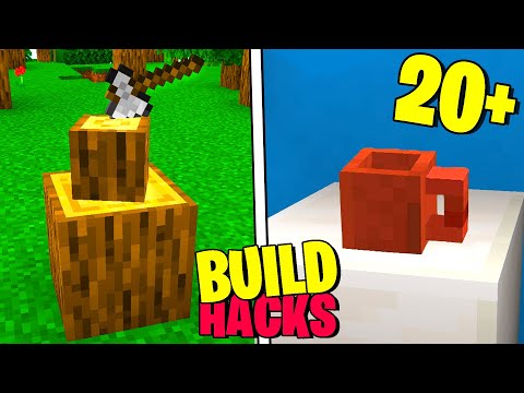 20 NUOVE BUILD HACKS DELLA VERSIONE 1.20 - MINECRAFT ITA