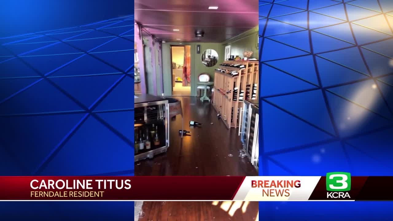 Caroline Titus describes quake in Ferndale, California