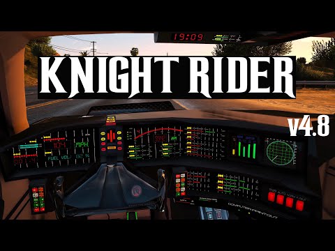 GTA 5 Knight Rider Mod v4.8 - Interior and Animation Improvements