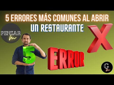 , title : 'LOS 5 ERRORES MÁS COMUNES AL ABRIR UN RESTAURANTE POR PRIMERA VEZ- Marketing gastronómico'