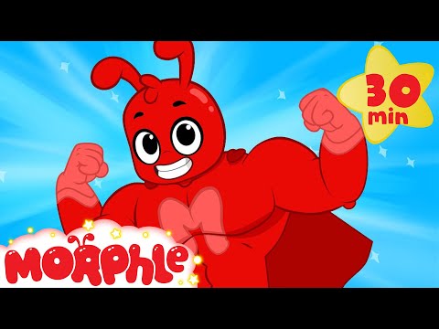 Superhero Morphle meets superhero Mr. Action! (Funny animation cartoon for kids) Video