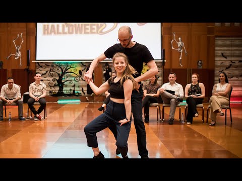 Laszlo Tarkanyi & Stella Schletterer - 1st place All-Stars Jack&Jill - Warsaw Halloween Swing 2021