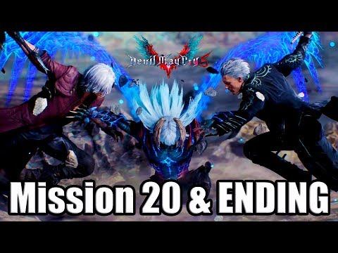 DEVIL MAY CRY 5 (2019) Gameplay Walkthrough - Mission 20, Final Boss, & ENDING (No Commentary)