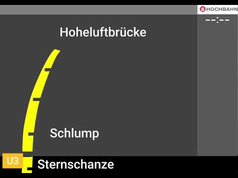 Ansage Bis Hoheluftbrücke Linie U3 HVV Hamburg