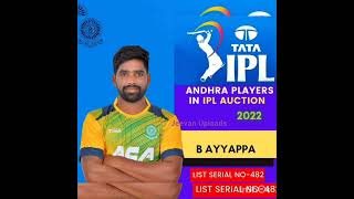 congratulations everyone 🏏🏏All the best Andhra cricketers 🏏