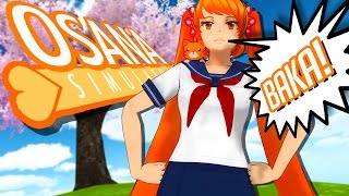 IF YANDERE SIMULATOR'S MAIN CHARACTER WAS OSANA... SHE'S NOT SO INNOCENT. BAKA! 😠😠😠