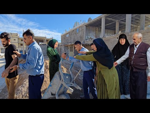 Nomadic Life: Nomadic Kitchen Cement Work 🧱| Nomadic Family Conflict 🚨