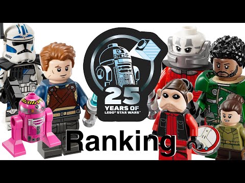 All Anniversary Figures Ranking | 25 Years of Lego Star Wars