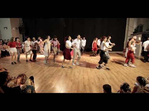 Rhythm Hoppers Graduation Swing Party 2019 - Lindy Hop routine 2