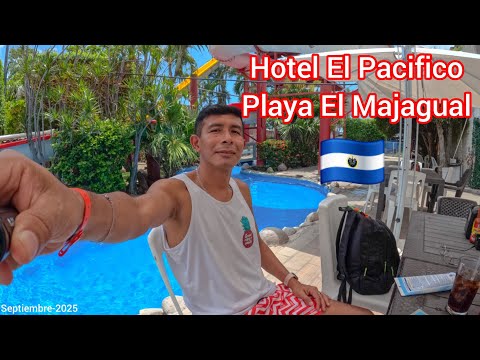 El Pacifico Hotel and Water Park on El Majagual Beach, Pool and Beach Day 🇸🇻