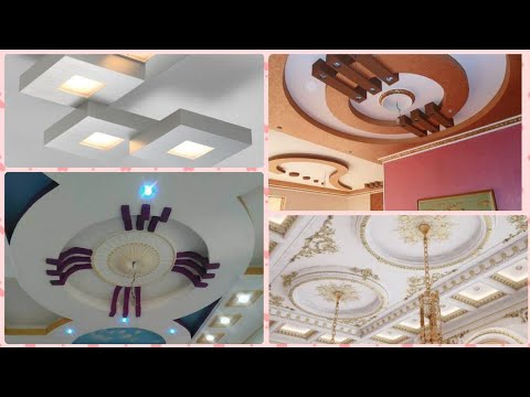 unique interior crystal lights falls celling design...