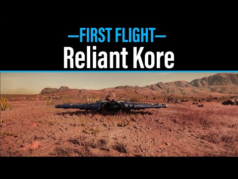 Star Citizen  - Reliant Kore First Flight - 4K Ultrawide
