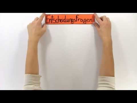 Fragen ohne Fragewörter - Entscheidungsfragen | Englisch | Grammatik