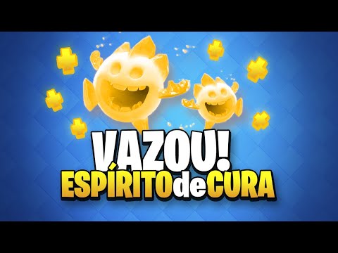 VAZOU a NOVA CARTA ESPÃRITO de CURA do CLASH ROYALE