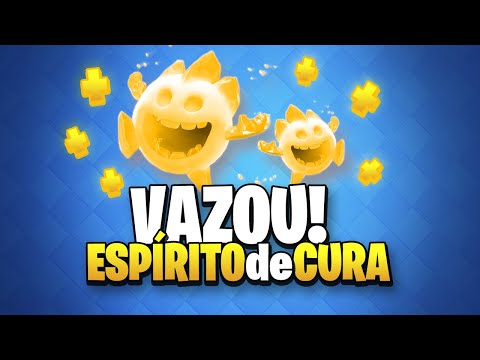 VAZOU a NOVA CARTA ESPÍRITO de CURA do CLASH ROYALE