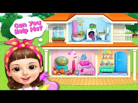 Fun Baby Girl Care Kids Game - Sweet Baby Girl Cleanup 5 - Play Fun Messy House Makeover Cleaning #2