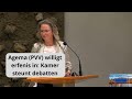 Agema (PVV) willigt haar erfenis in: "35 debatten kregen GEEN meerderheid in vorige kamer!"