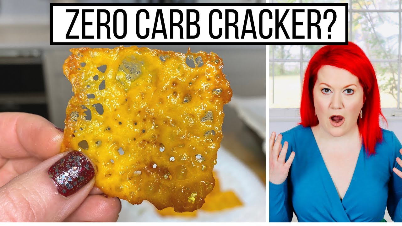 ONE INGREDIENT Keto Cheese Crackers | Perfect LOW CARB Crackers for Diabetics