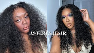 THE ULTIMATE MELT DOWN🫣🔥| BEST CURLY 5x5 CLOSURE WIG INSTALL FROM START TO FINISH FT. ASTERIA HAIR