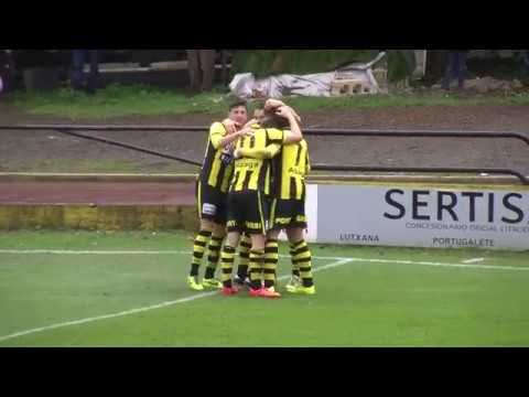Tercera División 2016-17. Resumen Club Portugalete 3 - CD Vitoria 0