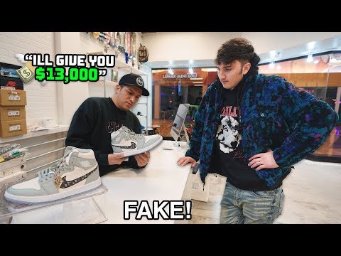 I Tried To Sell Dior Jordan 1s At Sneaker Stores Video