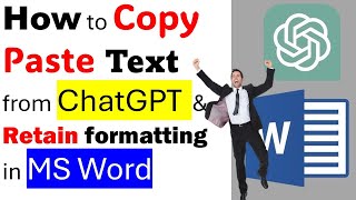 ChatGPT Tutorial - How to Copy Paste text from ChatGPT and retain the formatting? #chatgpt #format