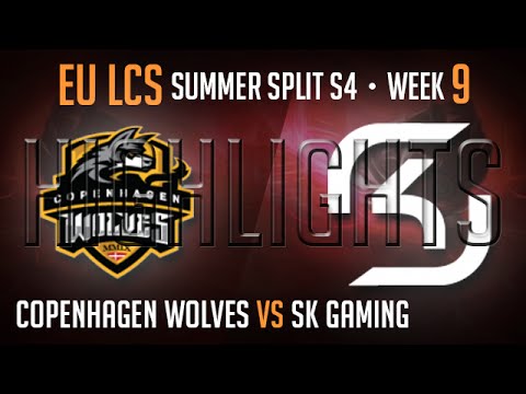 LCS Highlights Copenhagen Wolves vs SK Gaming Week 9 EU Summer 2014 CW vs SK S4 W9D2G1 Season 4