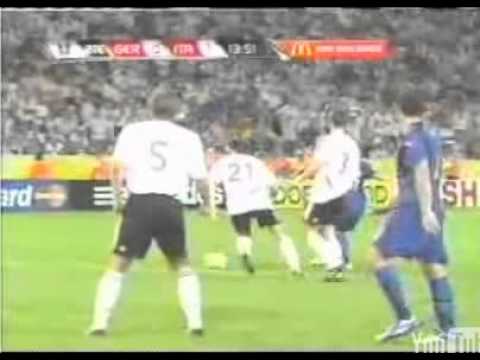 Germania - Italia 0-2 Mondiali 2006 - telecronista argentino pazzo (funny crazy commentator)