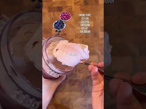Black Raspberry Protein Ice Cream