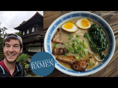 Making Iekei Style Ramen (Tonkotsu and Shoyu Broth With Chashu Pork)