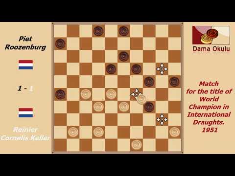 11. Reinier Cornelis Keller - Piet Roozenburg. WK-match 1951.