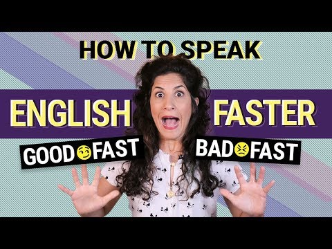 How to Speak English FASTER (Without Sounding Unclear)