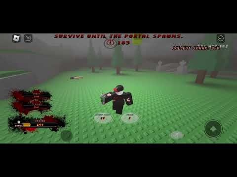 The robloxia until dawn gameplay - Guest, me getting chased by Saw noob while super low