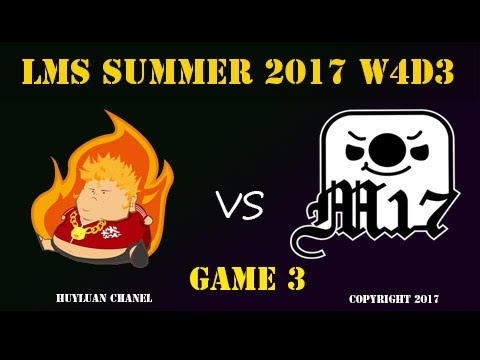 FB vs M17 Highlights Game 3 LMS 精華 夏季職業聯賽 2017 SUMMER Fireball vs Machi Espoorts