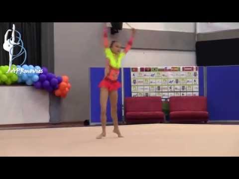 Elina Vildere - Riga Gymnastics School (LAT) - Maças (Clubs) - Junior Final - TInGyR 2015